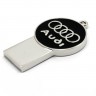 Флешка Ауди USB2.0 8GB хром/черный