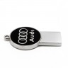 Флешка Ауди USB2.0 8GB хром/черный