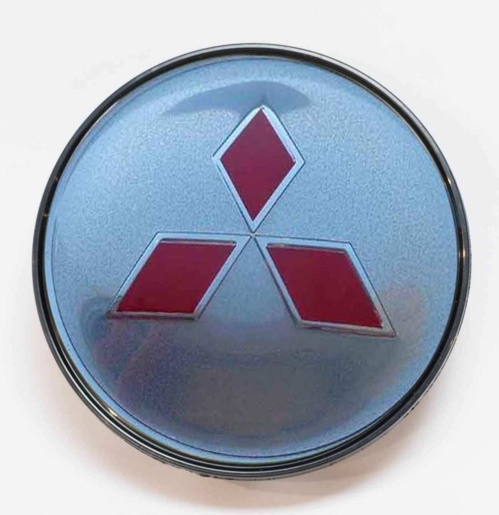 Заглушка литого диска Mitsubishi 67/56/16 хром 