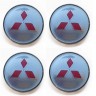 Заглушка литого диска Mitsubishi 67/56/16 хром 