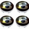 Колпачок на диски Bentley 60/56/9 хром-черный 