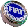 Заглушка ступицы FIAT 66/62/9 хром синий
