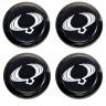 Комплект колпачков для диска SsangYong 63/56/12 black  