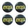 Колпачок на диски BBS 60/55/7 карбон/золото