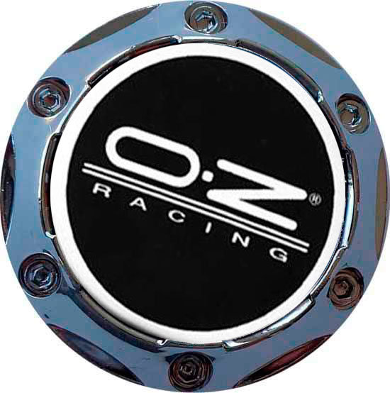 Колпачок на диски OZRacing 64/56/9 хром-черный конус