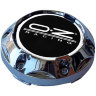 Колпачок на диски OZRacing 64/56/9 хром-черный конус