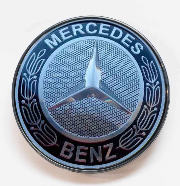 Заглушка литого диска Mercedes 67/56/16 черный 