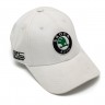 Кепка с козырьком SKODA белая 