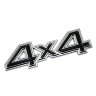 Металлический трехмерный шильд 4x4 108*32 мм хром