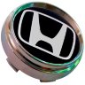 Заглушка ступицы Honda 66/62/9 хром черный 