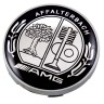 Колпачок ступицы Mercedes AMG 60/56/9 черный-хром