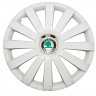 Колпаки на колеса R14 Шкода SPR Pro White