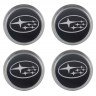 Колпачки на диски ВСМПО со стикером Subaru 74/70/9 черный