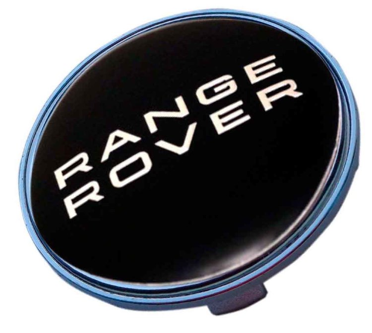 Крышка ступицы на литые диски Range Rover black 68/62.5/9 