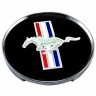 Колпачки на диски 62/56/8 со стикером Ford Mustang черный
