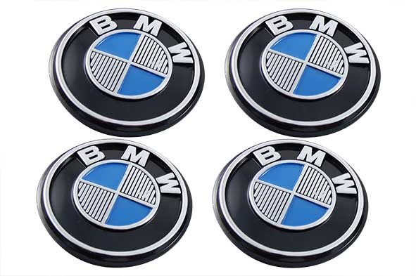 Наклейки на диски BMW 60 мм 3D пластик