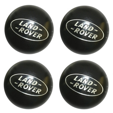 Наклейки на диски Land rover black сфера 60 мм