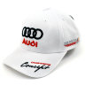 Кепка с козырьком Audi белая фото