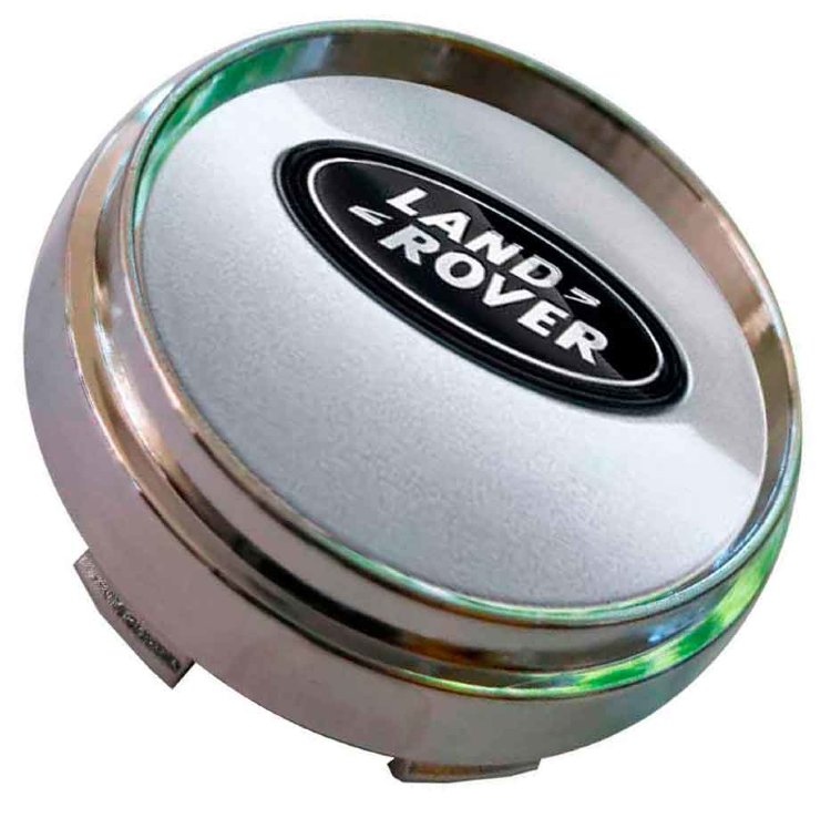 Заглушка ступицы Land Rover 66/62/9 хром silver