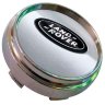 Заглушка ступицы Land Rover 66/62/9 хром silver