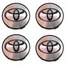 Колпачки на диски Toyota 60/56/9 black chrome