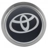 Колпачки на диски ВСМПО со стикером Toyota 74/70/9 черный 
