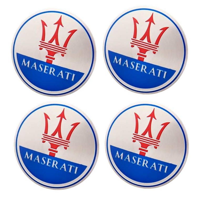Наклейки на диски Maserati сфера 56 мм 