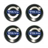 Колпачок на диски Volvo 60/55/7 черный хром