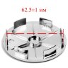 Колпачок на диски Infiniti 68/62.5/10 хром-черный 