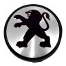 Заглушка ступицы Peugeot для дисков КИК Рапид 63/55/6 стальной стикер