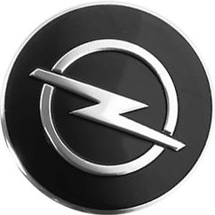 Колпачок на диски Opel 60/54/12 черный-хром av