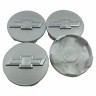 Колпачок на диски Chevrolet 66/62/12 серебристый
