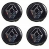 Колпачки на диски Renault 60/54/10 черные
