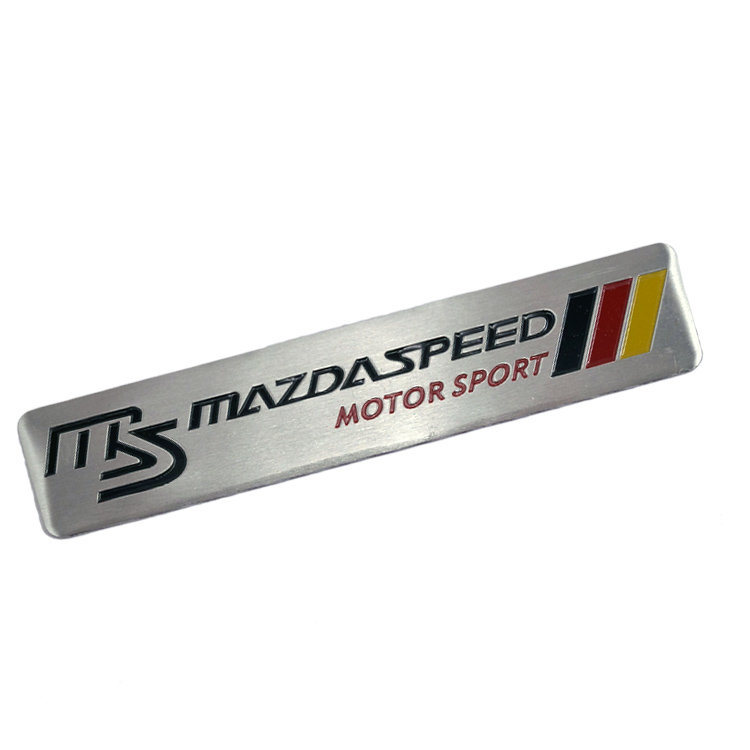 Шильдик на клеевой основе MAZDA SPEED 120*26 мм