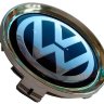 Заглушка ступицы диска Volkswagen 74/69/12 черный хром