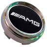 Заглушка ступицы AMG 66/62/9 хром черный