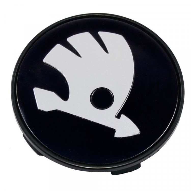 Колпачок на диски Skoda 68/62.5/9 black 