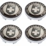 Колпачок на диски HRE 60/56/9 хром-черный