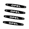 Наклейка на ручки Opel черные 