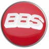 Колпачок на диски BBS 60/55/7 красный хром
