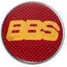 Колпачок на диски BBS 60/55/7 красный желтый