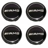 Колпачки на диски Mercedes Amg 60/56/9 black 