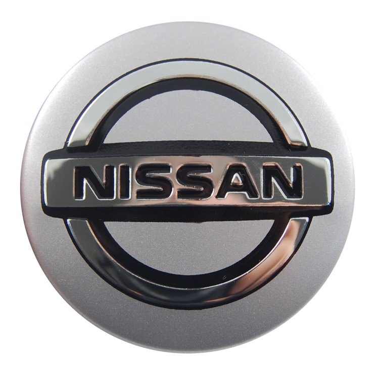 Колпачок на диски Nissan 59/56/10 серебро-черный league 