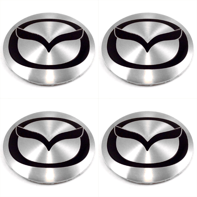 Наклейки на диски Mazda steel сфера 54 мм