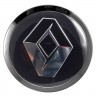 Заглушки для диска со стикером Renault (64/60/6) черный