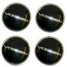 Наклейки на диски Vossen 54 мм сфера black