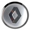 Заглушки для диска со стикером Renault (64/60/6) хром