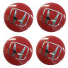 Наклейки на диски Honda red сфера 56 мм