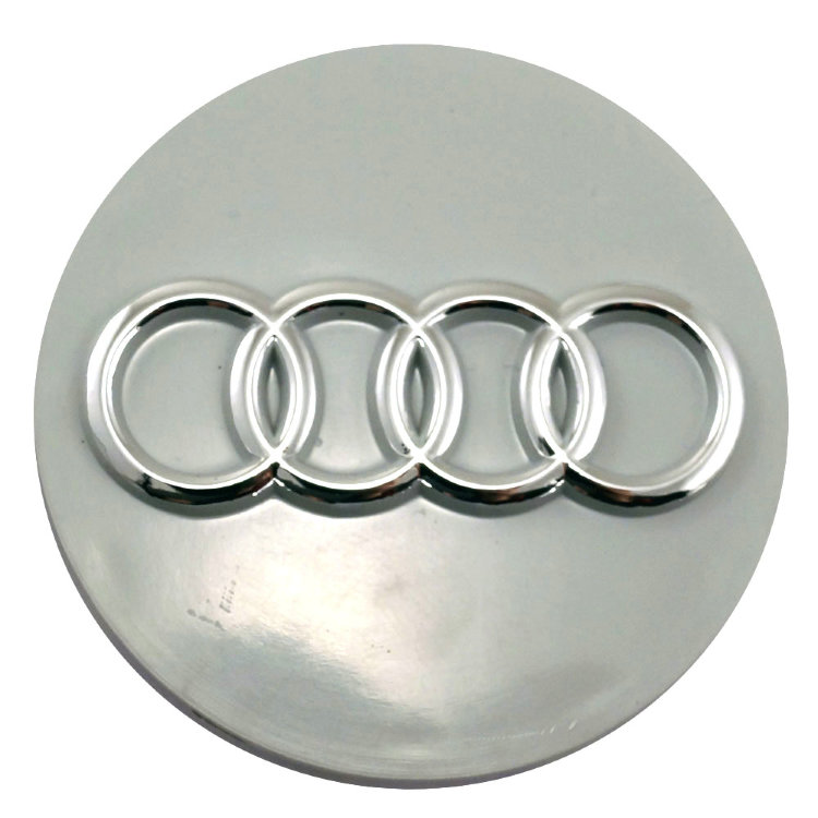 Колпачок ступичный Replica Audi 59/55/12 milk/chrome