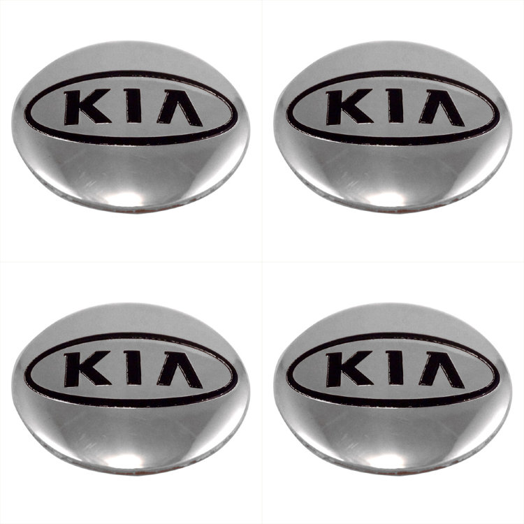 Наклейки на диски KIA steel сфера 54 мм